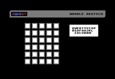 Screenshot of WiC-Wordle [english/german]